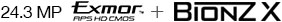 24.3MP Exmor™ APS HD CMOS + BIONZ X