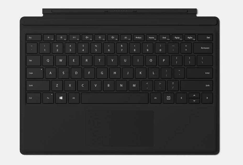 Microsoft Surface Pro Type Cover - Black - Rent from $2.45/week ...