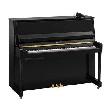 Yamaha B30 SC3 Silent Upright Piano - Polished Ebony