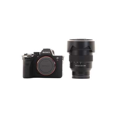 Sony Alpha A7R V Body w/ E-Mount FE 24-105mm f/4 G OSS Lens Compact System Camera