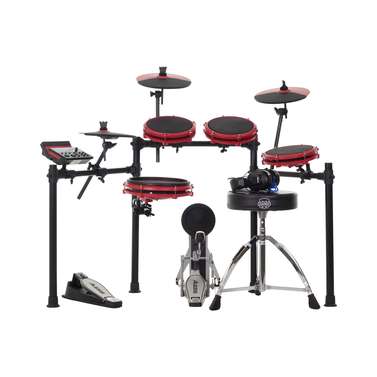 Alesis NitroMax 8 Piece Electronic Drum Kit w Mesh Heads and Bluetooth