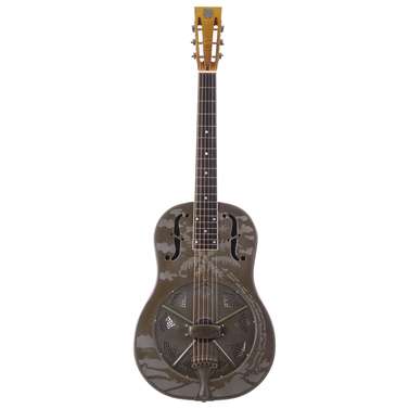 National Reso-Phonic Style O Weathered Steel Resonator