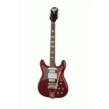 Epiphone Crestwood Custom Solid Body Electric Guitar (Cherry) inc Gig Bag