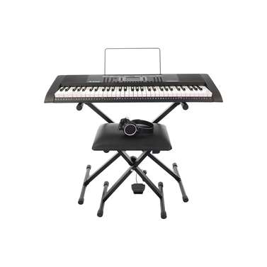 Alesis Harmony 61 MK3 61-Key Portable Keyboard w/ Bench Stand and Accessories