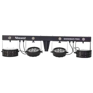 Beamz SHOWBAR 2x PAR, 2x Derby and Strobe