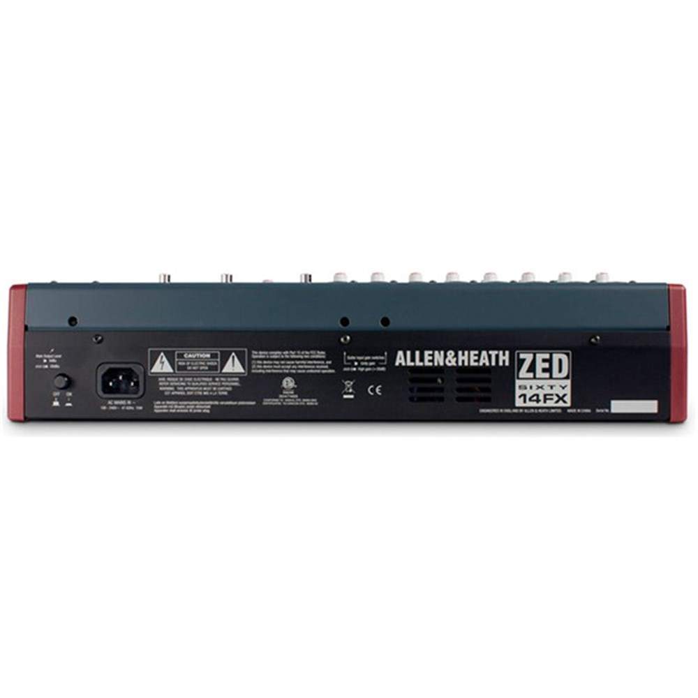 Allen & Heath ZED60-14FX Multipurpose USB Mixer w/ FX - Rent from