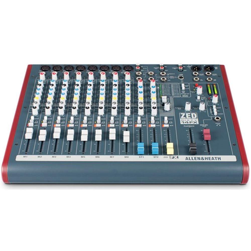 Allen & Heath ZED60-14FX Multipurpose USB Mixer w/ FX - Rent from