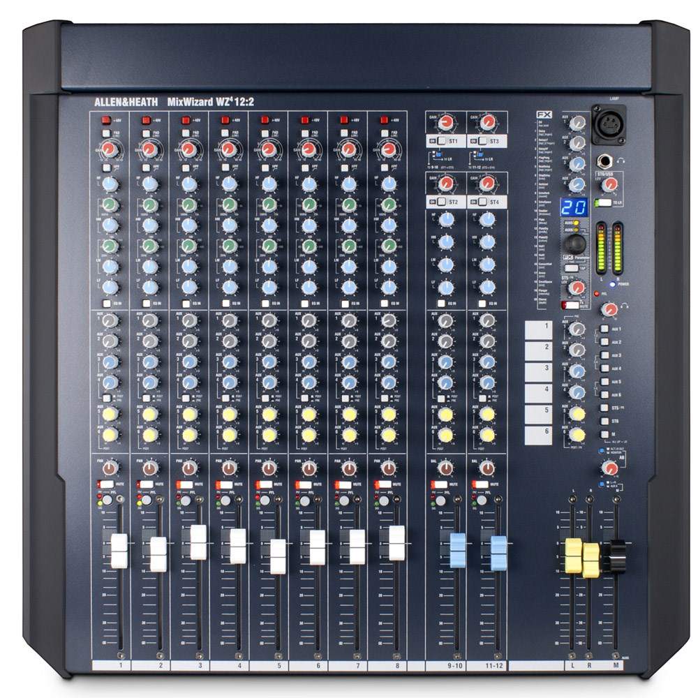 Allen & Heath Mix Wizard WZ4 12:2 Desk - MixWizard WZ4 12:2 Desk