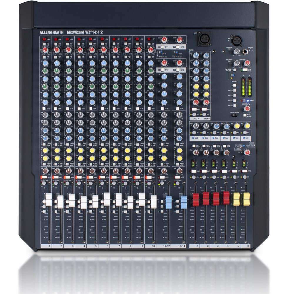 Allen & Heath Mix Wizard WZ4 14:4:2 Desk - MixWizard WZ4 14:4:2