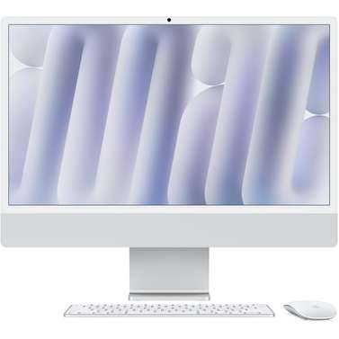 Apple iMac with Retina 4.5K Display 24-inch with Nano Texture Glass. M4 Chip 10-core 256GB (Silver)[2024]