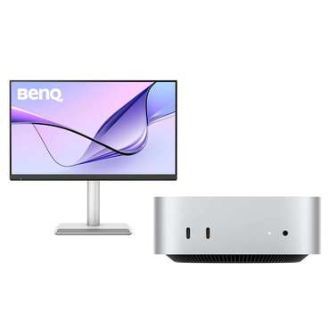 Apple BenQ MA270S 27" 5K Gloss Monitor with Mac Mini M4 10C/10C, 16GB, 512GB SSD