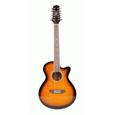 Ashton SL29/12CEQTSB 12-String Slimline Acoustic Guitar