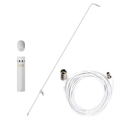 AUDIX Audix MB8450W-HC MicroBoom System White 84" w/ M1250BHC