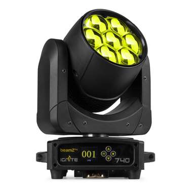 Beamz IGNITE740 LED Wash Moving Head w/ Zoom 7x40W