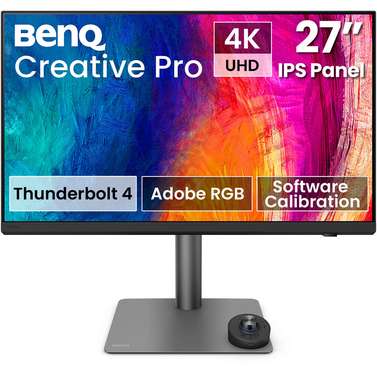 BenQ PD2732U 27" Creative Pro 4K Adobe RGB Designer Monitor with Thunderbolt 4