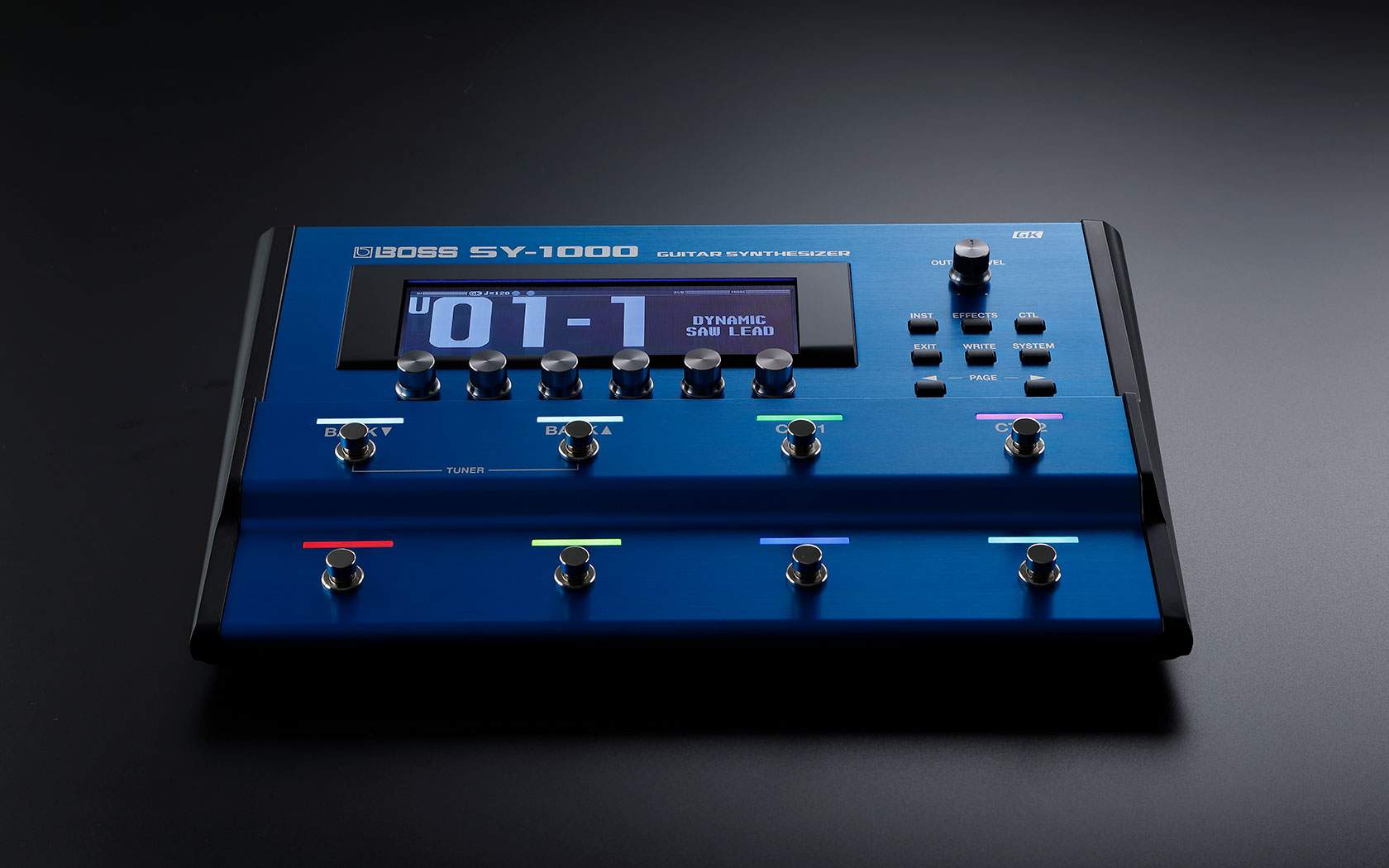 Boss gt 1000 synth top