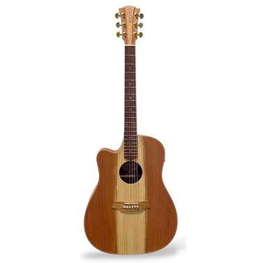 Cole Clark FL2EC-LH-RDMAH-AE Left-Hand Acoustic Electric w/ Cutaway