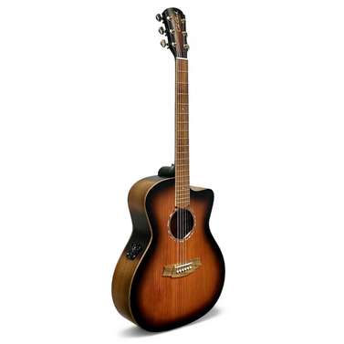 Cole Clark SAN1EC-RDM-SUN Acoustic Electric Guitar w/ Cutaway