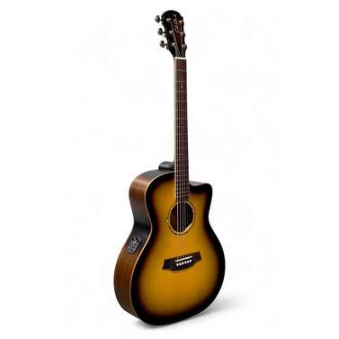 Cole Clark SAN1EC-SMAH-SUN Acoustic Electric Guitar w/ Cutaway