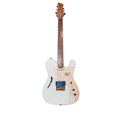 Cole Clark Culprit 3 SS Semi-Hollow Electric Guitar MOP Guard (Sonic Blue)