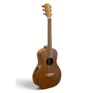 Cole Clark Parlour Mini All Mahogany Acoustic Guitar inc Gig Bag