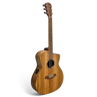Cole Clark Left-Hand Studio AN1EC All Blackwood Acoustic Guitar inc Gig Bag