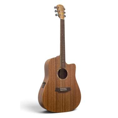 Cole Clark Studio Dreadnought Solid African Mahogany Acoustic Guitar inc Gig Bag