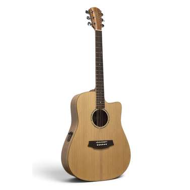 Cole Clark Studio Dreadnought Solid Bunya Top Acoustic Electric Guitar inc Gig Bag