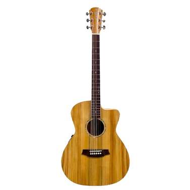 Cole Clark SAN1EC-CLCL Acoustic Electric Guitar w/ Cutaway inc Gig Bag