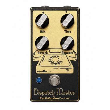 Earthquaker Devices x KGR Cast Iron Dispatch Master Delay & Reverb (Black & Gold)