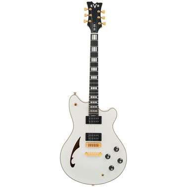 EVH SA-126 Special Semi-Hollow Electric (Platinum Pearl Metallic) inc Case