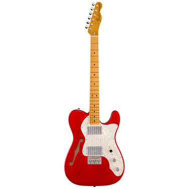 Fender American Vintage II 1972 Telecaster Thinline Maple FB (Candy Apple Red)