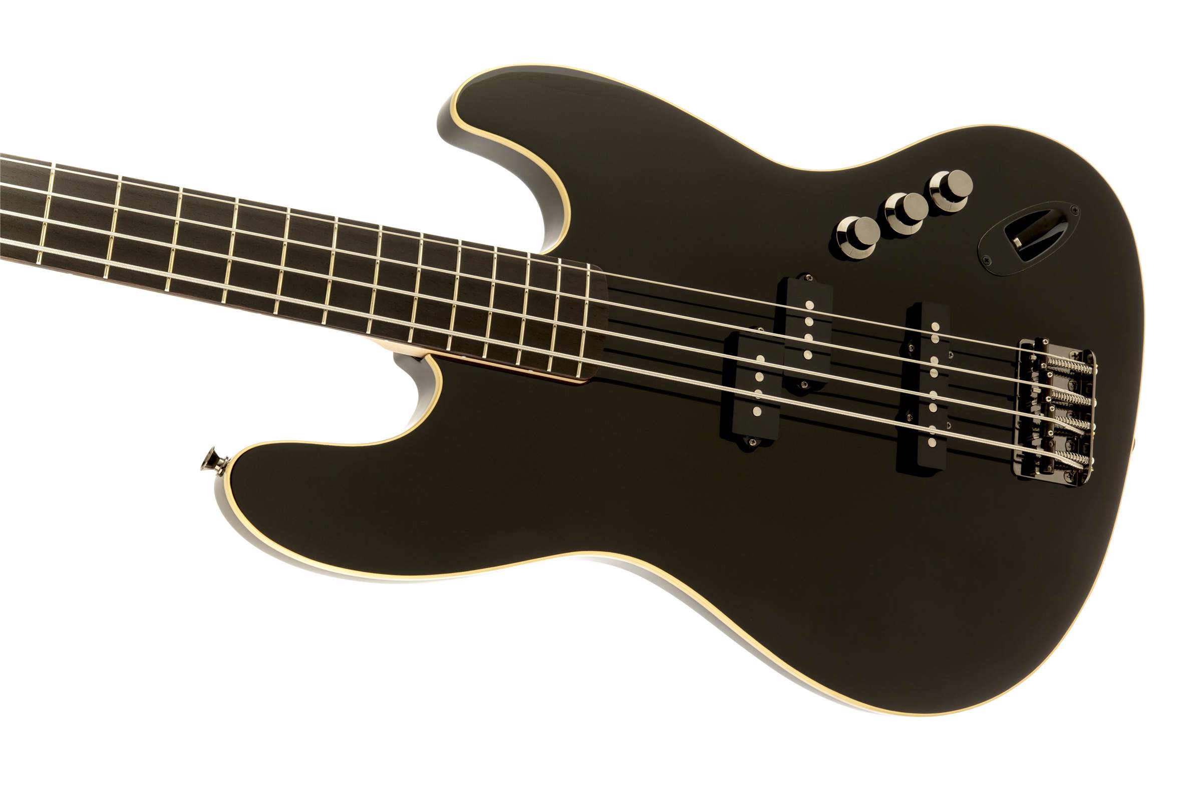 Fender Aerodyne Jazz Bass - Rosweood Stained Fingerboard, Black
