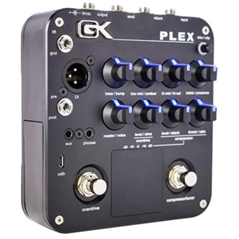 Gallien Krueger Plex Bass Preamp Pedal w/ Compressor, DI & Tuner