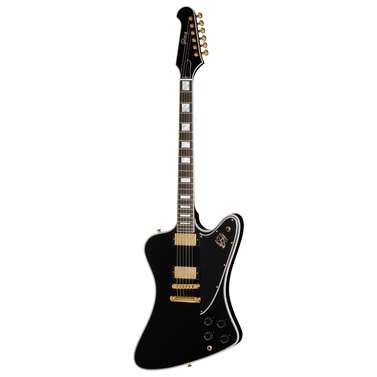 Gibson Firebird Custom With Bound Head (Veneer Ebony) inc Gig Bag