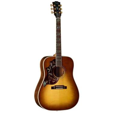 Gibson Hummingbird Left-Hand Elegant Koa (Honey Burst) inc Hard Case