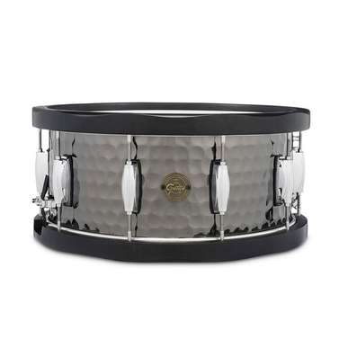 Gretsch Full Range 14x65 Black Steel Wood Hoop Snare