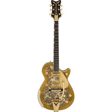 Gretsch G6134TG Limited Edition Paisley Penguin with Bigsby (Gold Paisley)