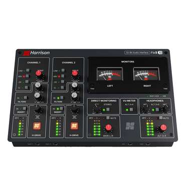 Harrison Flex-10 USB-C 10-Input/12-Output Audio Interface w/ 2 x Preamps