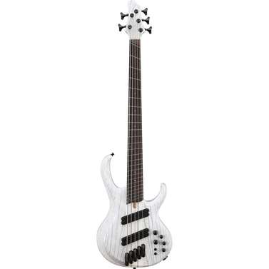 Ibanez 5-String Bass Guitar (Transparent White Flat)