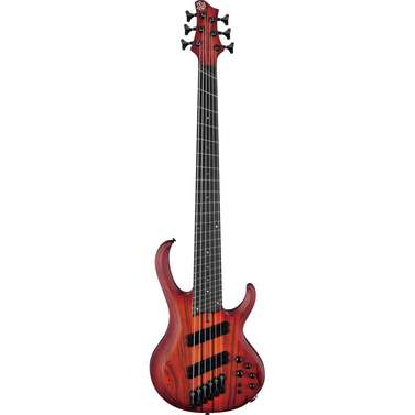Ibanez 6-String Bass Guitar (Brown Topaz Burst Flat)