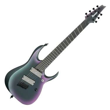 Ibanez BAM Axion Label 7-String Electric Guitar (Black Aurora Burst Matte)