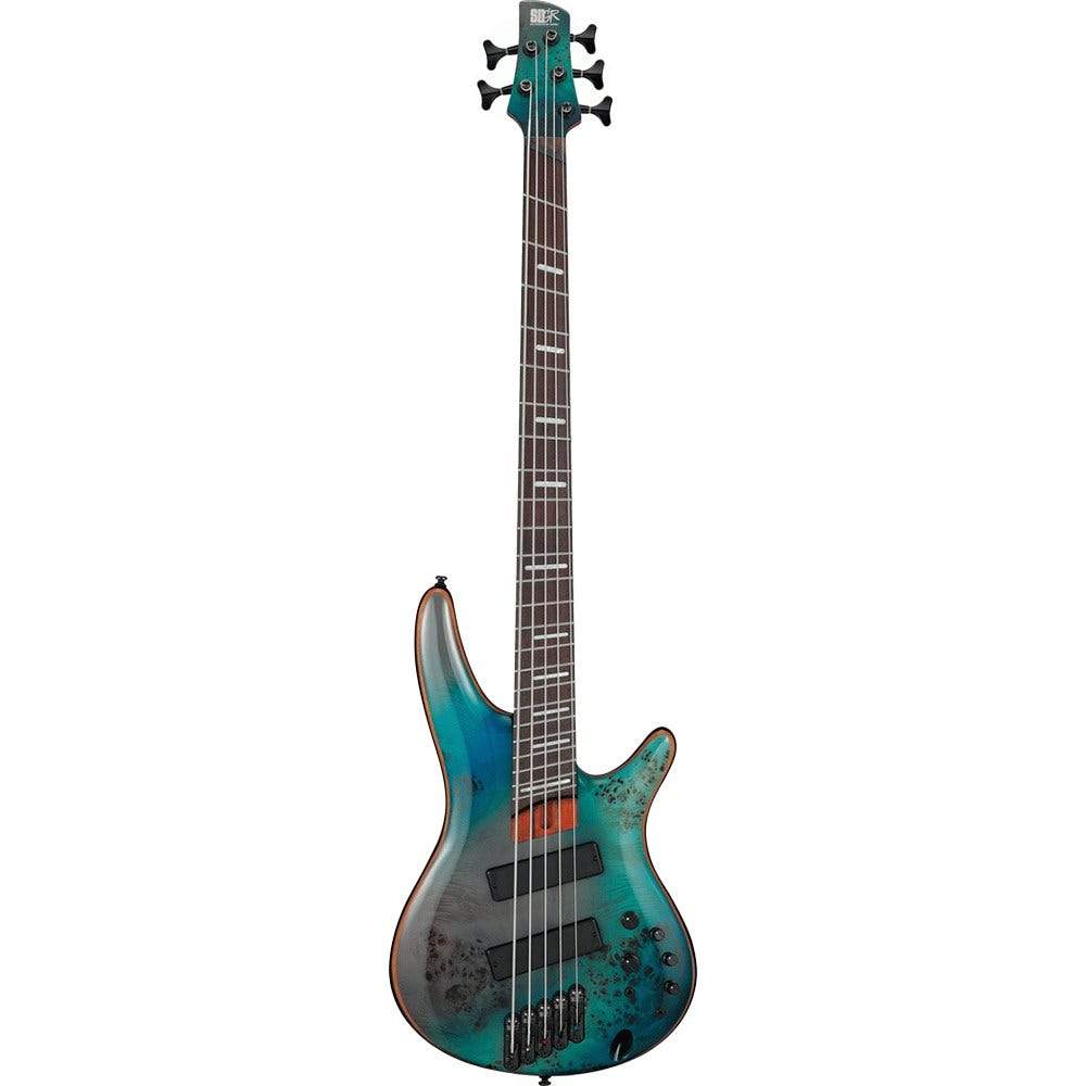 Ibanez SRMS805 5String MultiScale Bass Guitar (Tropical Seafloor
