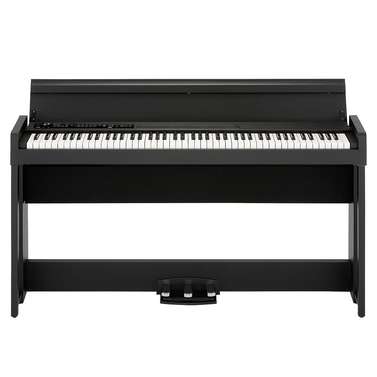 Korg C1 Air Digital Piano w/ RH3 Real Weighted Hammer Action Keyboard (White/Black)