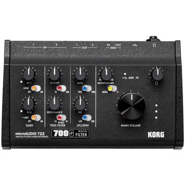 Korg MicroAudio 722 2-Input/ 2-Output USB Audio Interface w/ Analog Filter