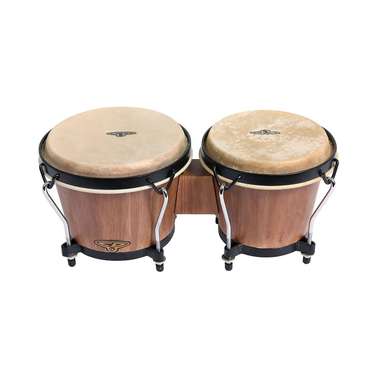 Latin Percussion LP CP Traditional 6" & 7" Bongos (Dark Wood)