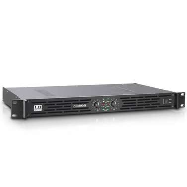 LD Systems XS-200 Power Amplifier 2 x 100W @ 4 Ohms