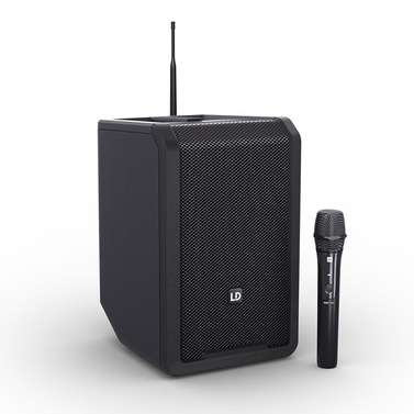LD Systems ANNY8 Portable Battery-Powerered Loudspeaker w/ Wireless Mic (655-679 Mhz)