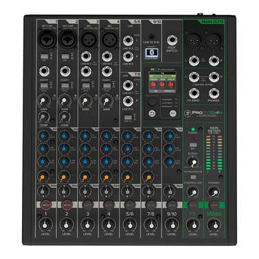 Mackie Pro FX10V3+ 10-Channel Mixer w/ USB & Bluetooth