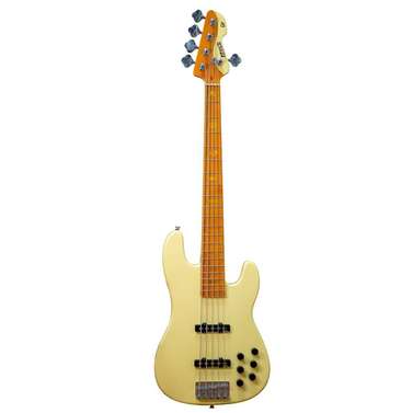Markbass GV Gloxy 5-String Electric Bass Guitar (Cream)
